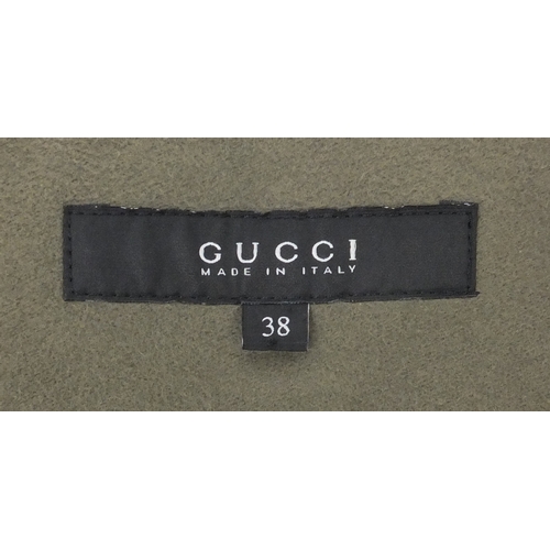 2444 - Gucci silk lined cotton mini skirt, size 38