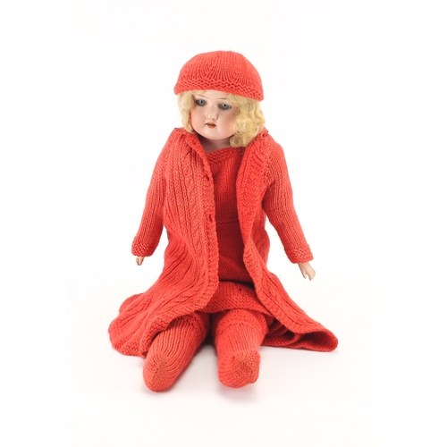2225A - Armand Marseille bisque headed doll, with jointed limbs