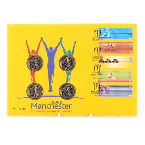 2578 - 2002 Manchester Commonwealth Games two pound cover, number 12486