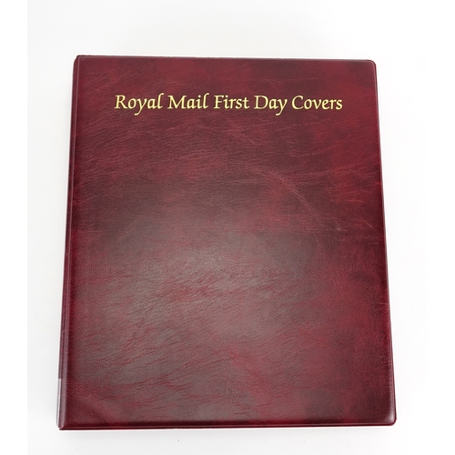 2577 - Commemorative first day covers, some coin covers arranged in three albums including five pounds, two... 