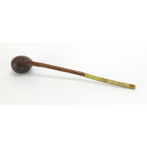 475A - Tribal interest knobkerrie throwing stick, 47.5cm in length