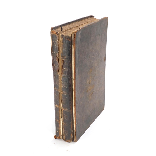 153 - The Book of Martyrs, 18th century leather bound hardback book printed and sold by John Hart & John L... 