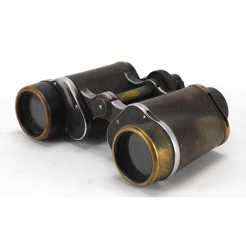 897 - Two pairs of vintage binoculars including Carl Zeiss Jena, both with brown leather cases