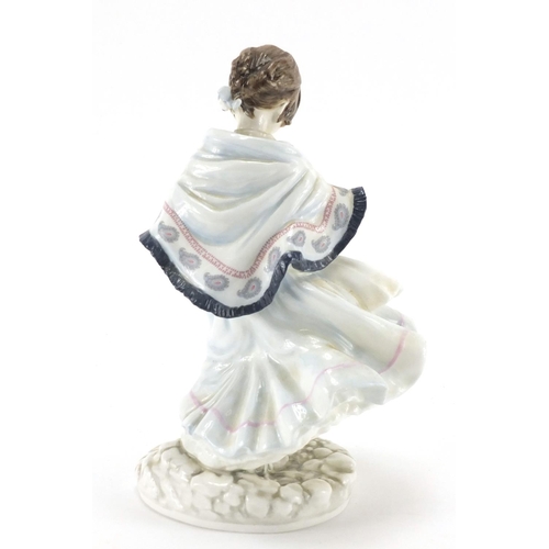 120 - Coalport limited edition figurine, Visiting Day number 6507/9500, with certificate, 20cm high