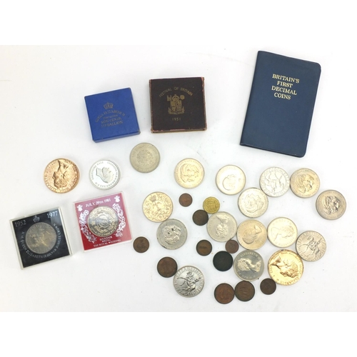 627 - British coinage including commemorative crowns