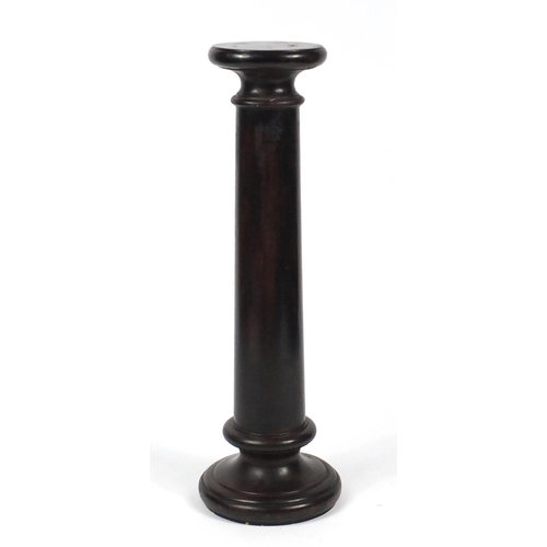 81 - Terracotta column pedestal, 106cm high