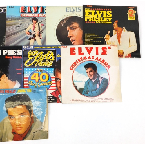 138 - Group of Elvis vinyl's including Christmas album, Easy Come Easy Go and Elvis in Memphis