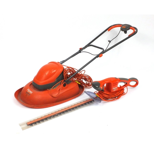 75 - Flymo electric lawnmower and hedge trimmer