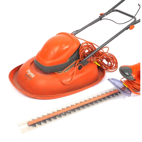 75 - Flymo electric lawnmower and hedge trimmer