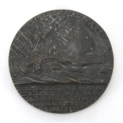 615 - 4th May 1915 Lusitania medal