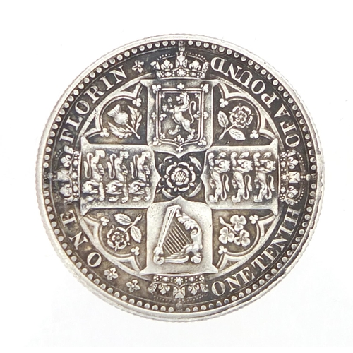 166 - Queen Victoria 1849 florin