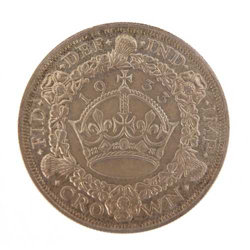 169 - George V 1933 wreath crown
