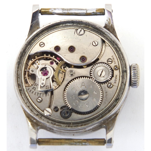 833 - Gentleman's P Orr & Sons Ltd wristwatch, with Francois Borgel case, numbered 784449, 2.9cm in diamet... 