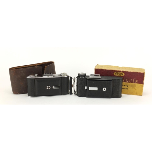 579 - Two vintage cameras comprising Kershaw King Penguin and Agfa