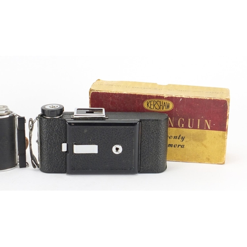 579 - Two vintage cameras comprising Kershaw King Penguin and Agfa