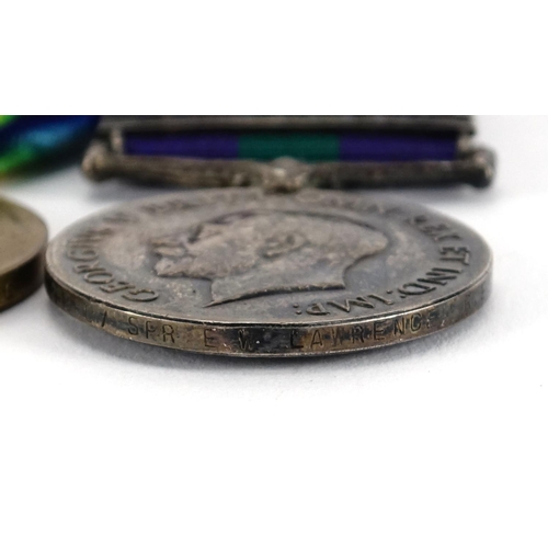 203 - British Military World War I pair and George V general service medal with New Persia bar, the pair a... 