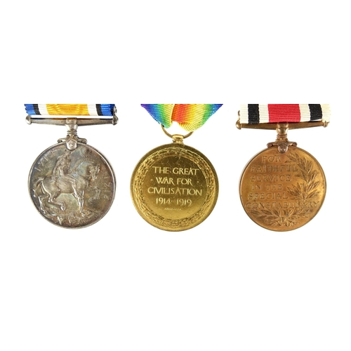 202 - British Military World War I pair and George VI faithful service medal, the pair awarded to 235115PT... 