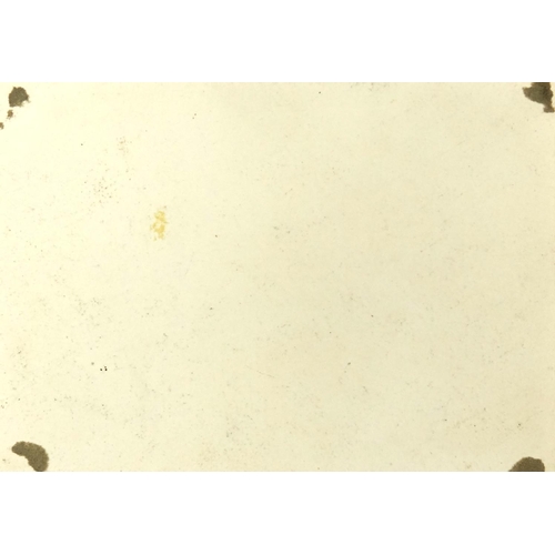 950 - Woodland, charcoal on paper, bearing a monogram HC, unframed, 15cm x 10.5cm