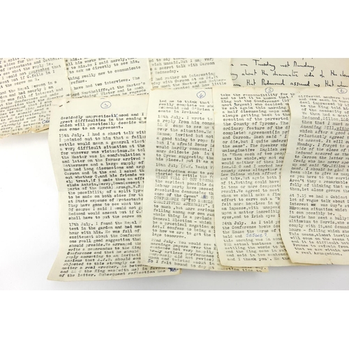 155A - Group of Irish Political documents, some hand written