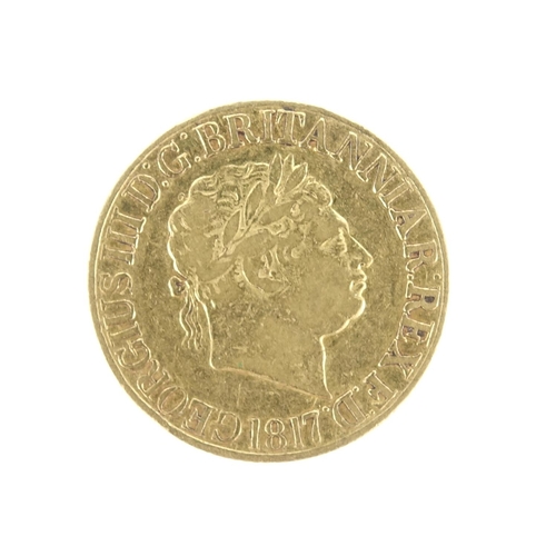 162 - George III 1817 sovereign