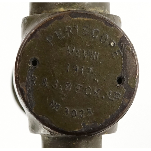 242 - World War I periscope by R & J Beck, 59.5cm in length