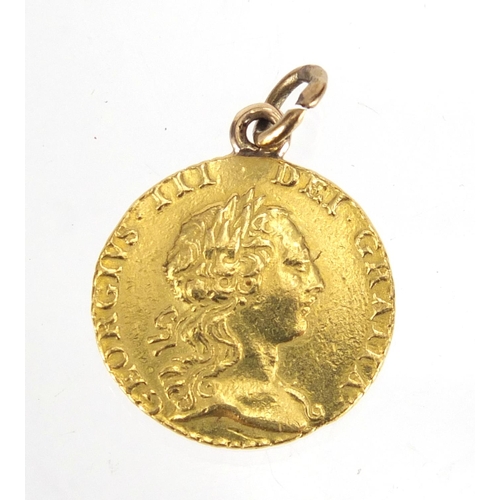 2426 - George III 1762 gold third Guinea