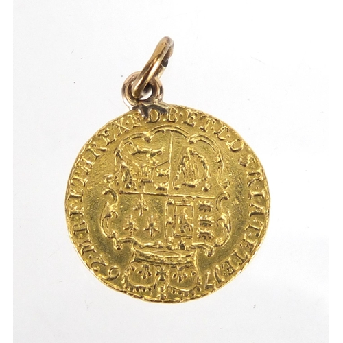 2426 - George III 1762 gold third Guinea