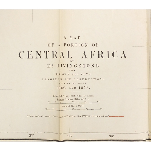 149 - The Last Journals of David Livingstone in Central Africa From 1865 to His Death, two hardback books,... 