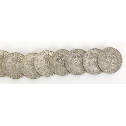 2346 - British pre decimal pre 1947 two shillings, approximate weight 554.0g