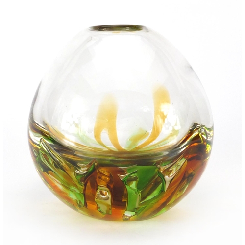 2117 - Heavy Murano art glass vase, 22.5cm high