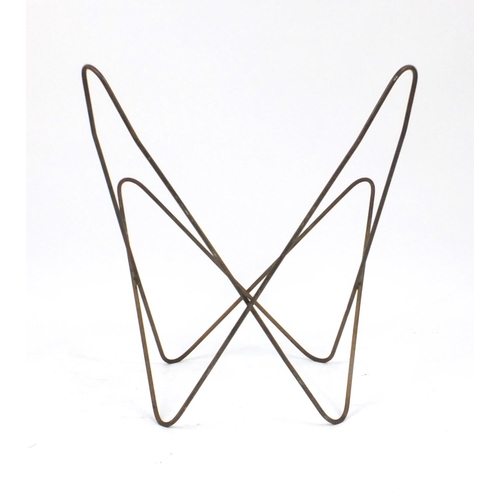 84A - 1950's butterfly chair frame, by Jorge Ferrari-Hardoy, 89cm high