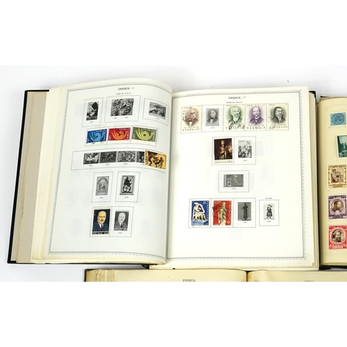 2272 - 19th century and later World stamps arranged in five albums including United States of America