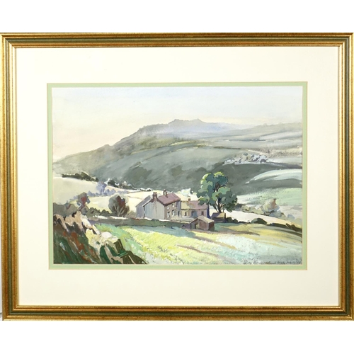 70 - Joseph Foster - Landscape views, set of four watercolours, each mounted and framed, 36cm x 26cm