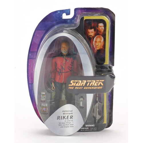 141 - Signed Jonathon Frakes 'Riker' Star Trek figure