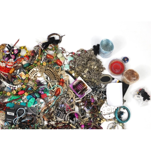 266 - Costume jewellery including necklaces and bracelets