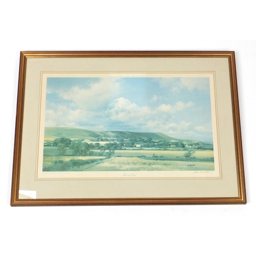 73 - Frank Wootton - Pencil signed and numbered limited edition print, Harvest Time, numbered 63/350, mou... 