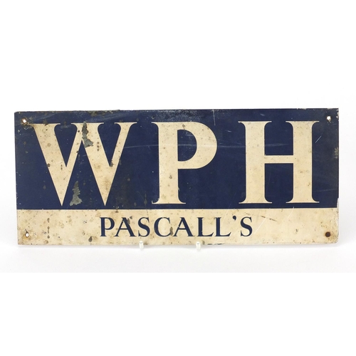 2114 - WPH Pascall's advertising sign, 30.5cm x 13cm