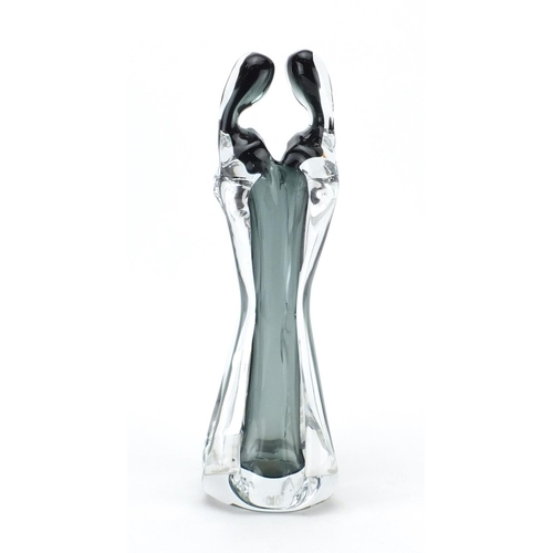 2063 - Murano figural glass vase, 34.5cm high