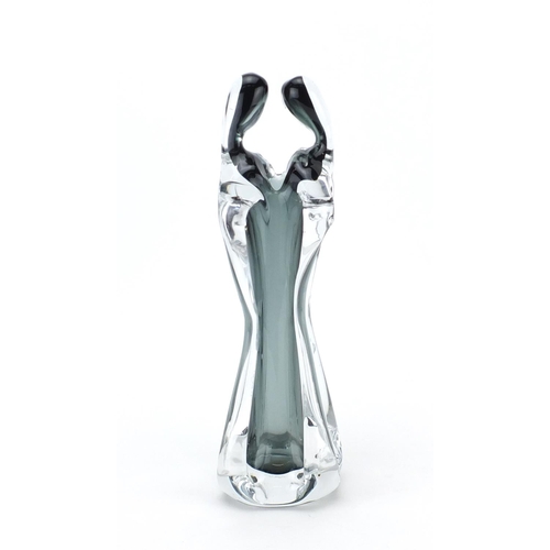 2063 - Murano figural glass vase, 34.5cm high