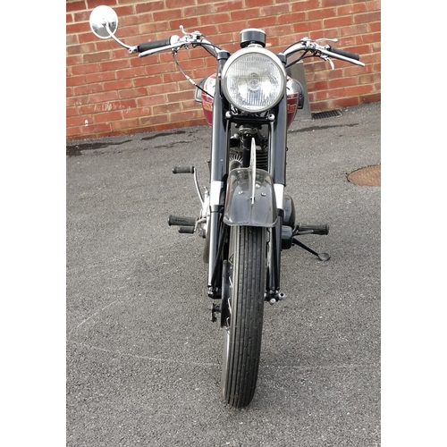73 - 1951 BSA B33 500cc motorbike, 41097 recorded miles, registration OKE 352, three recorded previous ow... 