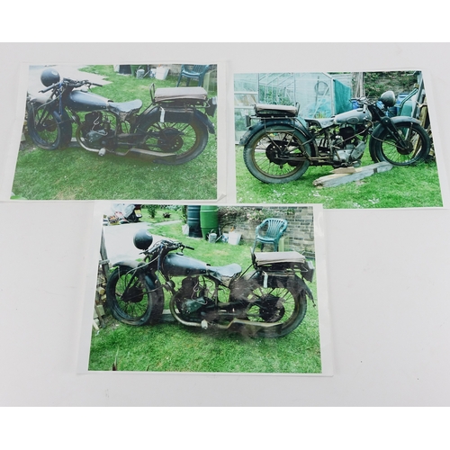 74 - 1933 Peugeot P108SL 250cc motorbike, 18 recorded miles from rebuild, registration 593 YUJ, one recor... 