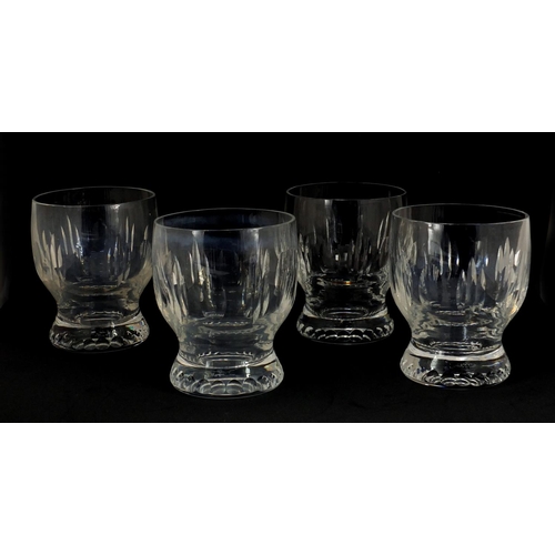116 - Set of four Edinburgh crystal glasses, 9.5cm high