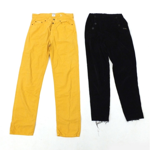 2179 - Two pairs of ladies vintage trousers, Moschino and Biba