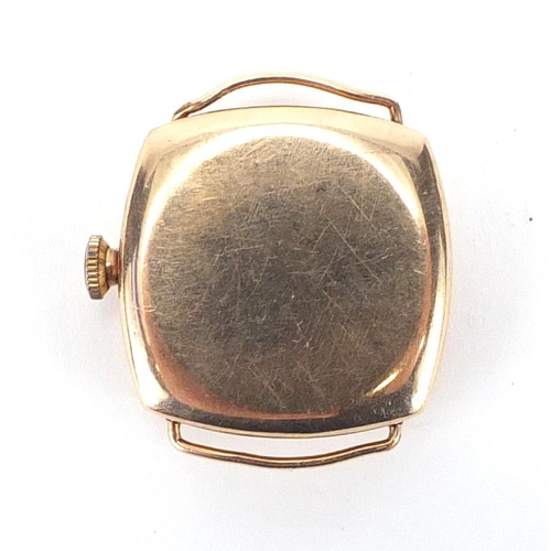 254 - Gentleman's gold plated Waltham wristwatch with subsidiary dial