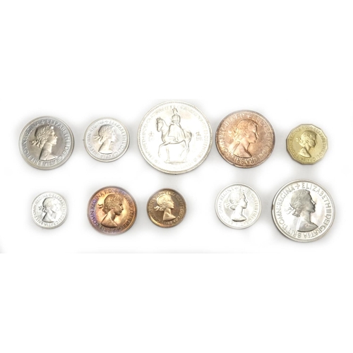 2225 - Elizabeth II Coronation 1953 specimen coin set