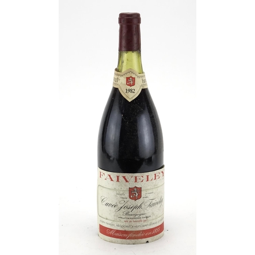 2104 - Magnum bottle of Faiveley 1982 Nuits St Georges with wooden crate