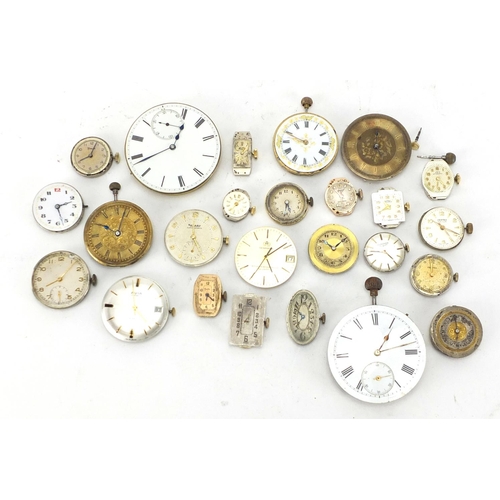 232 - Watch movements including Vertex, Avia and Rotary