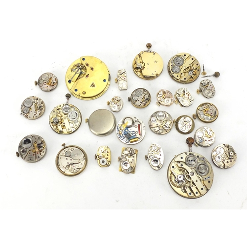 232 - Watch movements including Vertex, Avia and Rotary