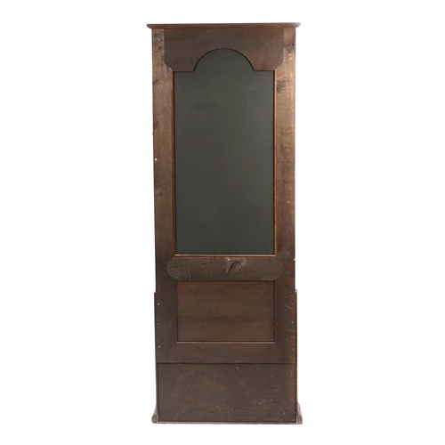 2010 - Ipswich oak hall stand with mirrored back, 190cm high x 70cm wide