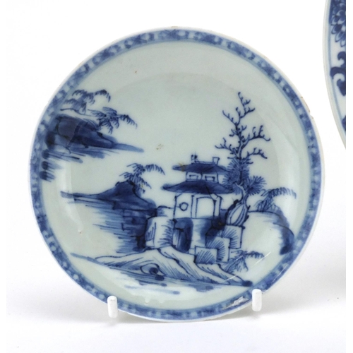 272 - Three Chinese porcelain dishes including two shipwreck examples, Nanking cargo and Tek Sing, the lar... 